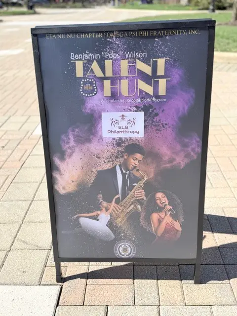 Promotional poster for a jazz event featuring musicians and vibrant colors.